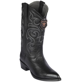 Los Altos Men's Elk Cowboy Boots | Black
