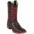 Los Altos Men's Black Cherry Pirarucu Boots | Black Cherry