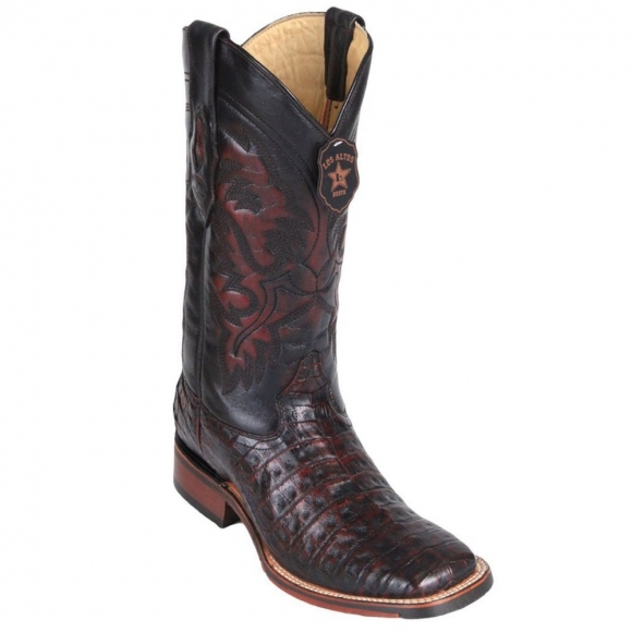 Los Altos Men's Caiman Cowboy Boots | Leather