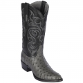 Los Altos Men's Grey Ostrich Cowboy Boots | Grey