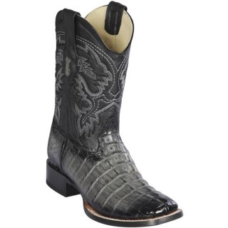 Los Altos Men's Grey Caiman Boots | Grey