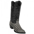Los Altos Men's Mens Belly Caiman Cowboy Boots J-Toe | Porto Grey