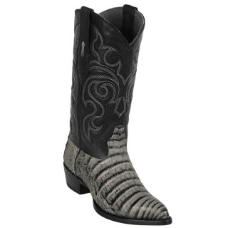 Los Altos Men's Mens Belly Caiman Cowboy Boots J-Toe | Porto Grey