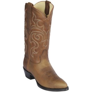 Los Altos Men's Classic Medium Round Toe Cowboy Boots | Honey