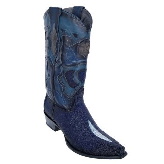 Los Altos Men's Blue Stingray Boots | Blue