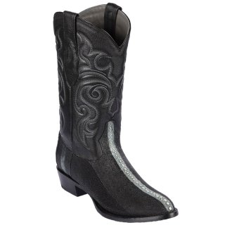 Los Altos Men's Row-Stone Stingray Boots | Black