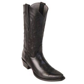 Los Altos Men's Snip Toe Cowboy Boots | Black