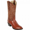Los Altos Men's Brandy Ostrich Boots | Brandy
