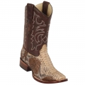 Los Altos Men's Square Toe Snakeskin Boots | Oryx