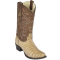 Los Altos Men's Caiman Belly Cowboy Boots | Honey