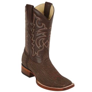 Los Altos Men's Shark Skin Boots | Brown