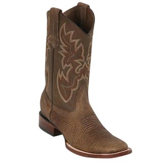 Los Altos Men's Oakland Square Toe Cowboy Boots | Honey Brown
