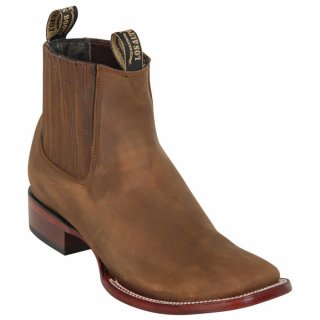 Los Altos Men's Tan Short Cowboy Boots | Tan