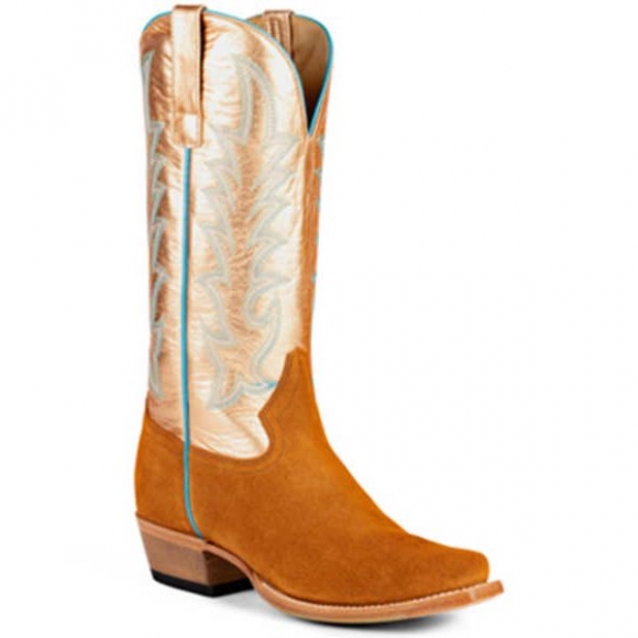 CANADA OUTLET MACIE BEAN WOMEN'S GINGER SNAPPED WESTERN BOOTS - SQUARE TOE - TAN