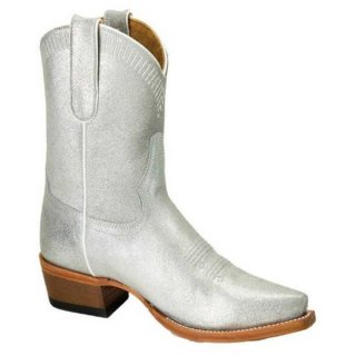 CANADA OUTLET MACIE BEAN WOMEN'S HEY O WESTERN BOOTS - SNIP TOE - SILVER  CANADA OUTLET MACIE BEAN WOMEN'S HEY O WESTERN BOOTS - SNIP TOE - SILVER