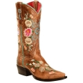 CANADA OUTLET MACIE BEAN WOMEN'S ROSE GARDEN WESTERN BOOTS - SNIP TOE - HONEY  CANADA OUTLET MACIE BEAN WOMEN'S ROSE GARDEN WESTERN BOOTS - SNIP TOE - HONEY