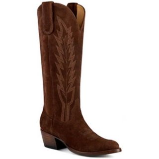 CANADA OUTLET MACIE BEAN WOMEN'S LIFE'S LIKE A BOX OF CHOCOLATES SUEDE TALL WESTERN BOOTS - POINTED TOE - CHOCOLATE  CANADA OUTLET MACIE BEAN WOMEN'S LIFE'S LIKE A BOX OF CHOCOLATES SUEDE TALL WESTERN BOOTS - POINTED TOE - CHOCOLATE