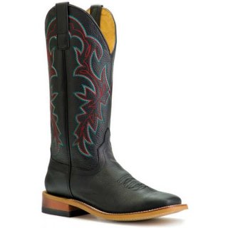 CANADA OUTLET MACIE BEAN WOMEN'S LITTLE BLACK BOOT WESTERN BOOTS - BROAD SQUARE TOE - BLACK  CANADA OUTLET MACIE BEAN WOMEN'S LITTLE BLACK BOOT WESTERN BOOTS - BROAD SQUARE TOE - BLACK