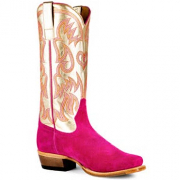 CANADA OUTLET MACIE BEAN WOMEN'S GOLDEN HAZE WESTERN BOOTS - SNIP TOE - PINK  CANADA OUTLET MACIE BEAN WOMEN'S GOLDEN HAZE WESTERN BOOTS - SNIP TOE - PINK