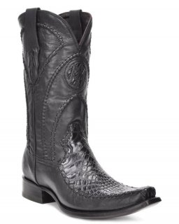 Montana Free Delivery Men's Blaine Western Boots-Black