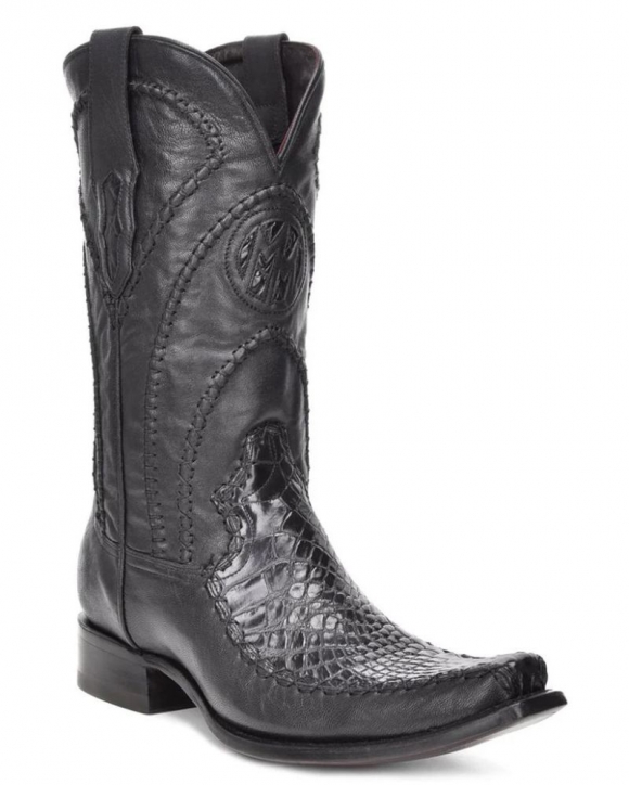 Montana Free Delivery Men's Blaine Western Boots-Black