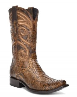 Montana Free Delivery Men's Cardenal Western Boots-Honey