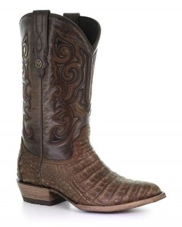 Montana Free Delivery Men's Leon Western Boots-Honey