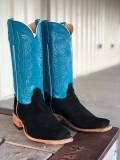 New Arrivals Olathe Black Oil Tanned 13" Boots - Black/Blue