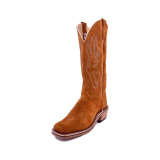New Arrivals Olathe All-Over Rust Crazy Horse Roughout Boots - Rust