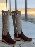 New Arrivals Olathe Outpost x Evan Felker Cafe Carpincho Tall Top Boots - Dark Brown/Taupe New Arrivals Olathe Outpost x Evan Felker Cafe Carpincho Tall Top Boots - Dark Brown/Taupe