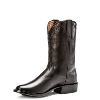 CANADA OUTLET RIOS BOOTS 11" BLACK SLEEK BUFFALO CALF R9026