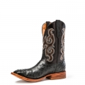 CANADA OUTLET RIOS BOOTS 11" BLACK FULL QUILL OSTRICH & BLACK CALF R9003