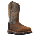 R Watson New Arrivals Men's Cowhide Wide Square 12" Composite Toe / Waterproof / Metatarsal Work Boot - HAZEL BAY