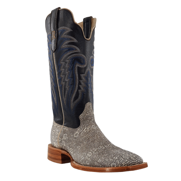R Watson New Arrivals Men's Ringtail Lizard Wide Square 13"- NATURAL