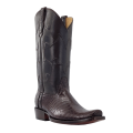 R Watson New Arrivals Men's Nile Crocodile Narrow Square 13"- CHOCOLATE