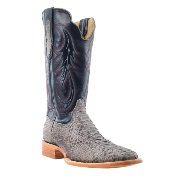 R Watson New Arrivals Men's Python Wide Square 13"- GREY
