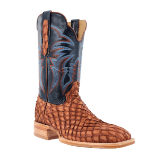 R Watson New Arrivals Men's Pirarucu Wide Square 11"- MATTE COGNAC