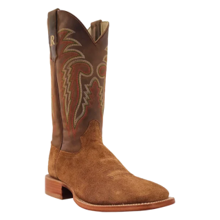 R Watson New Arrivals Men's Roughout Wide Square 13"- TAN