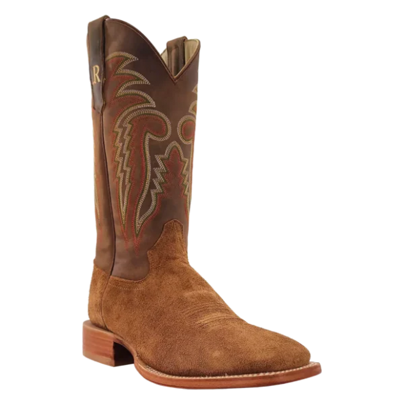 R Watson New Arrivals Men's Roughout Wide Square 13"- TAN