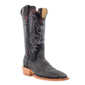R Watson New Arrivals Men's Cape Buffalo Wide Square 13"- SMOKE GREY