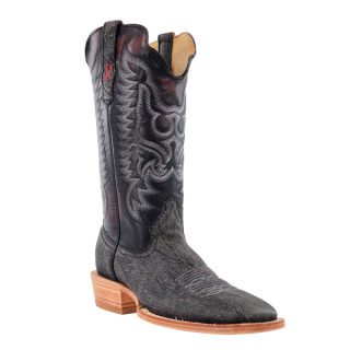 R Watson New Arrivals Men's Cape Buffalo Wide Square 13"- SMOKE GREY