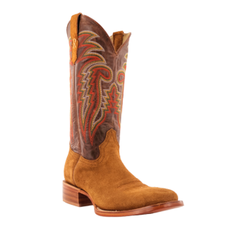 R Watson New Arrivals Men's Roughout Wide Round 13"- TAN
