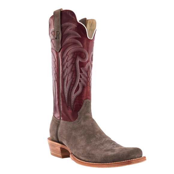 R Watson New Arrivals Men's Roughout Narrow Square 13"- CHARCOAL