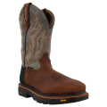 R Watson New Arrivals Men's Cowhide Wide Square 12" Composite Toe Work Boot - HAZEL BAY