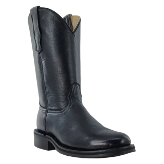 R Watson New Arrivals Women's Cowhide Roper 12"- BLACK
