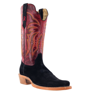 R Watson New Arrivals Women's Boar Narrow Square 13"- BLACK