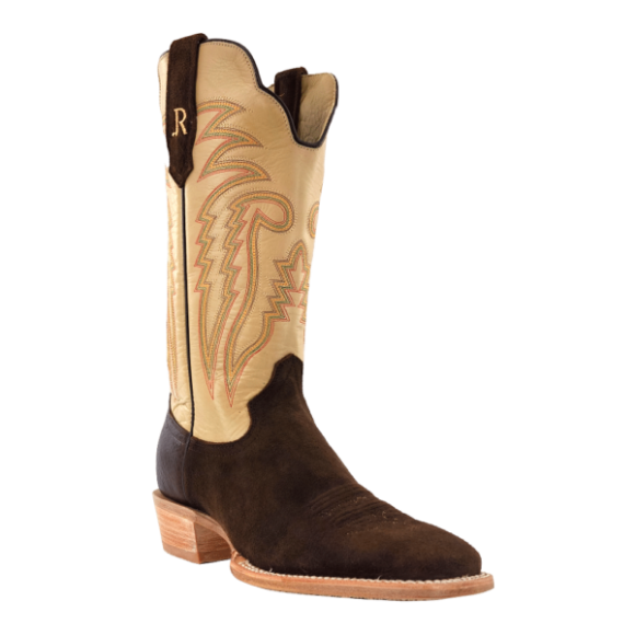 R Watson New Arrivals Men's Heavy Roughout Wide Square 13"- CHOCOLATE