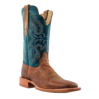 R Watson New Arrivals Women's Cowhide Wide Square 11"- HONEY