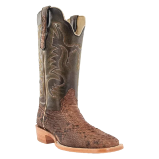 R Watson New Arrivals Men's Python Wide Square 13"- BEIGE
