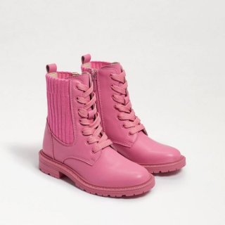 Sam Edelman | Kids Lydell Kids Combat Boot-Pink Confetti Leather